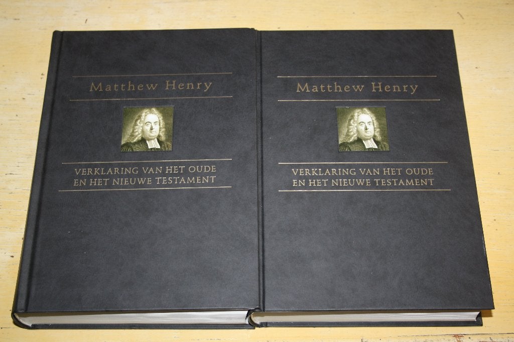 Matthew Henry Verklaring Oude Nieuwe Testament 2 banden, Ophalen of Verzenden, Zo goed als nieuw