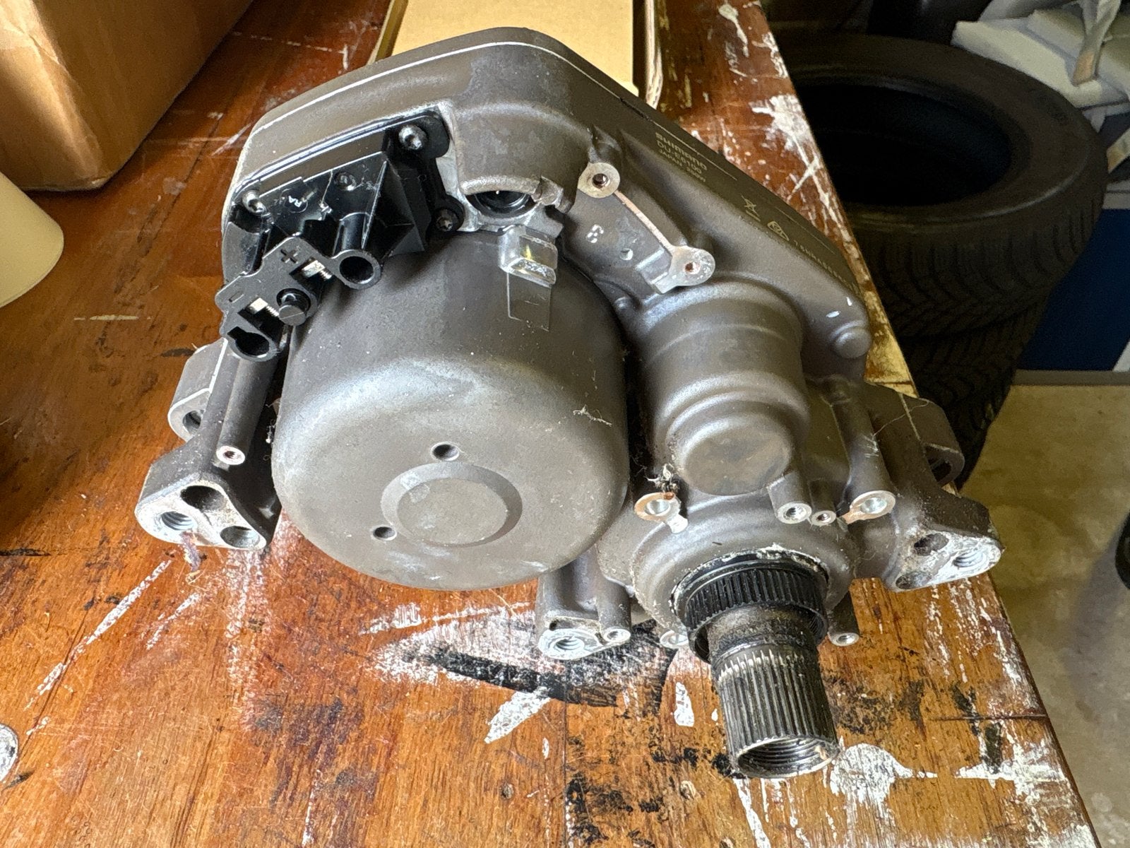 Shimano DU-E6100 250W Motor voor E-bike, Elektrische fiets, Gebruikt, Ophalen of Verzenden, Motor