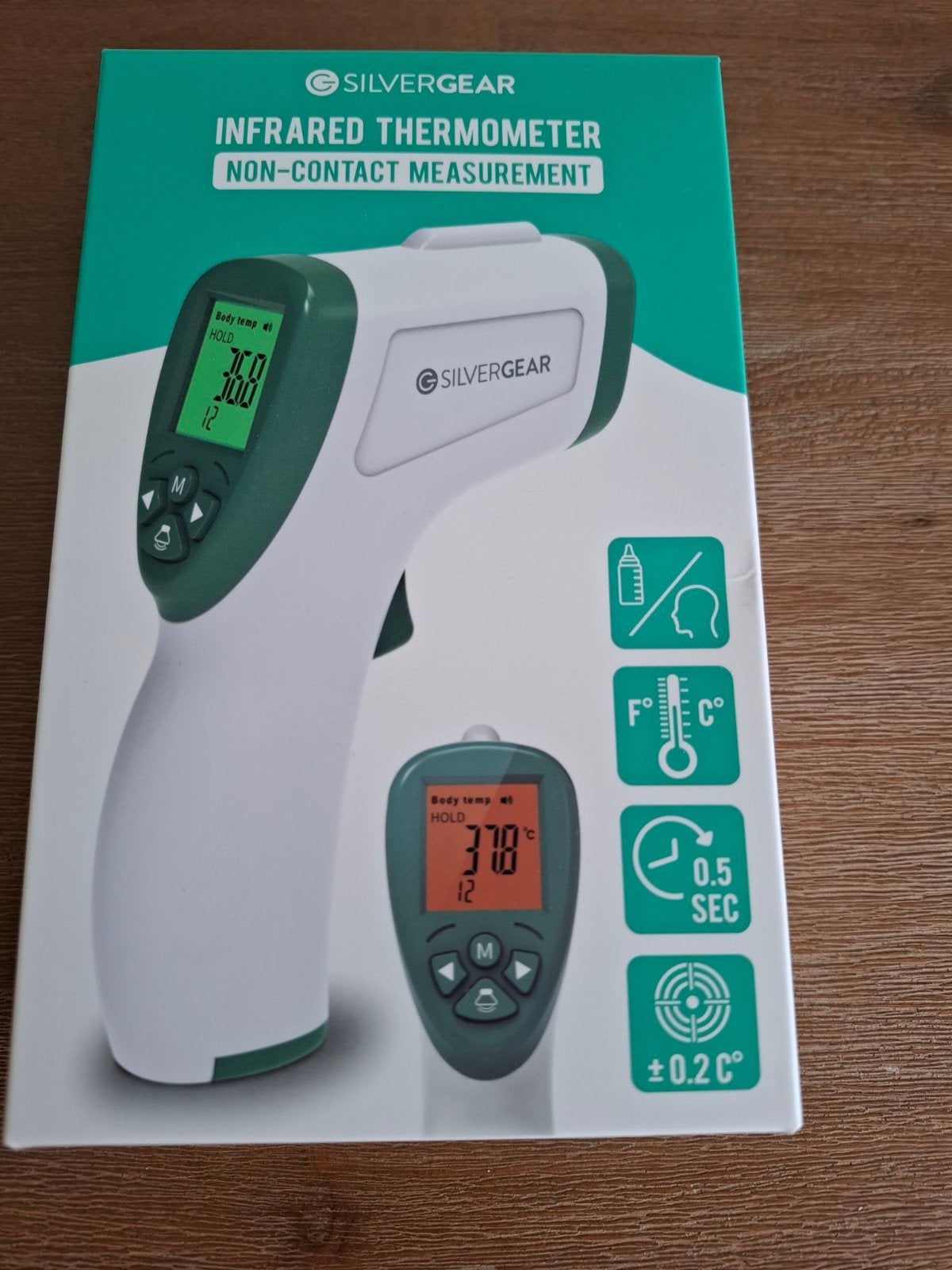 Silvergear koorts thermometer, Ophalen of Verzenden, Nieuw