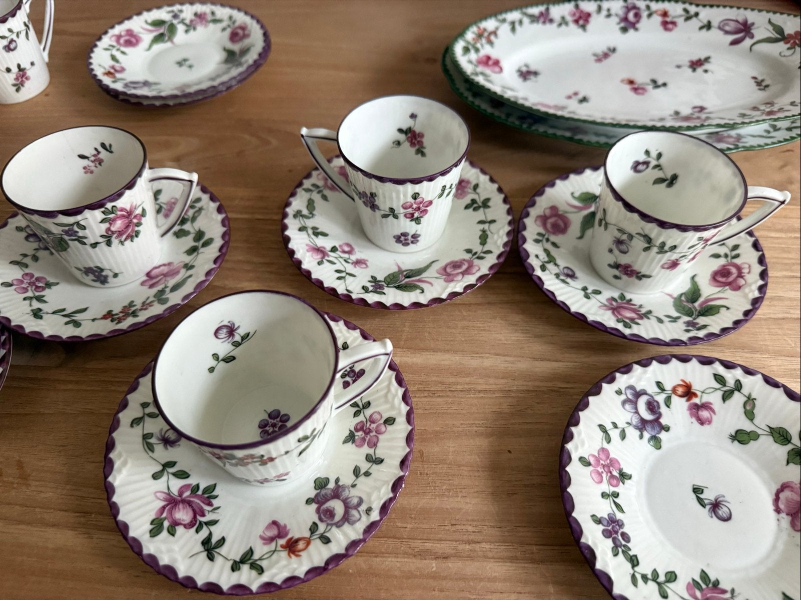Antiek G. Ninaber-van Eyben 'Old Buckingham' servies, Ophalen