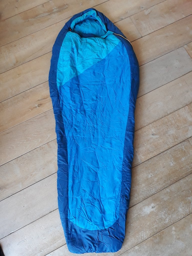 Kinderslaapzak: Vaude Dreamer 170, blauw (2x), Ophalen of Verzenden, Gebruikt
