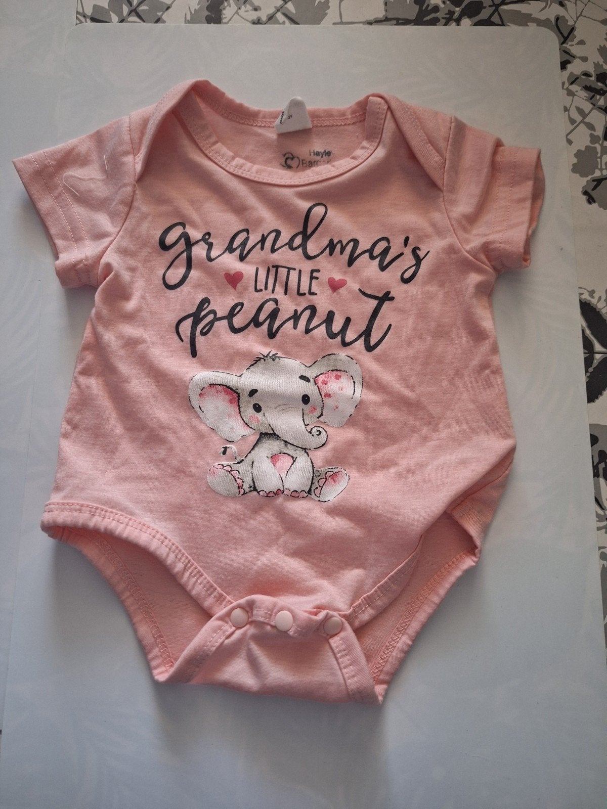 Baby Meisje Grandmas Little Peanut Rompertje. Maat 56., Overige typen, Meisje, Shein, Ophalen of Verzenden