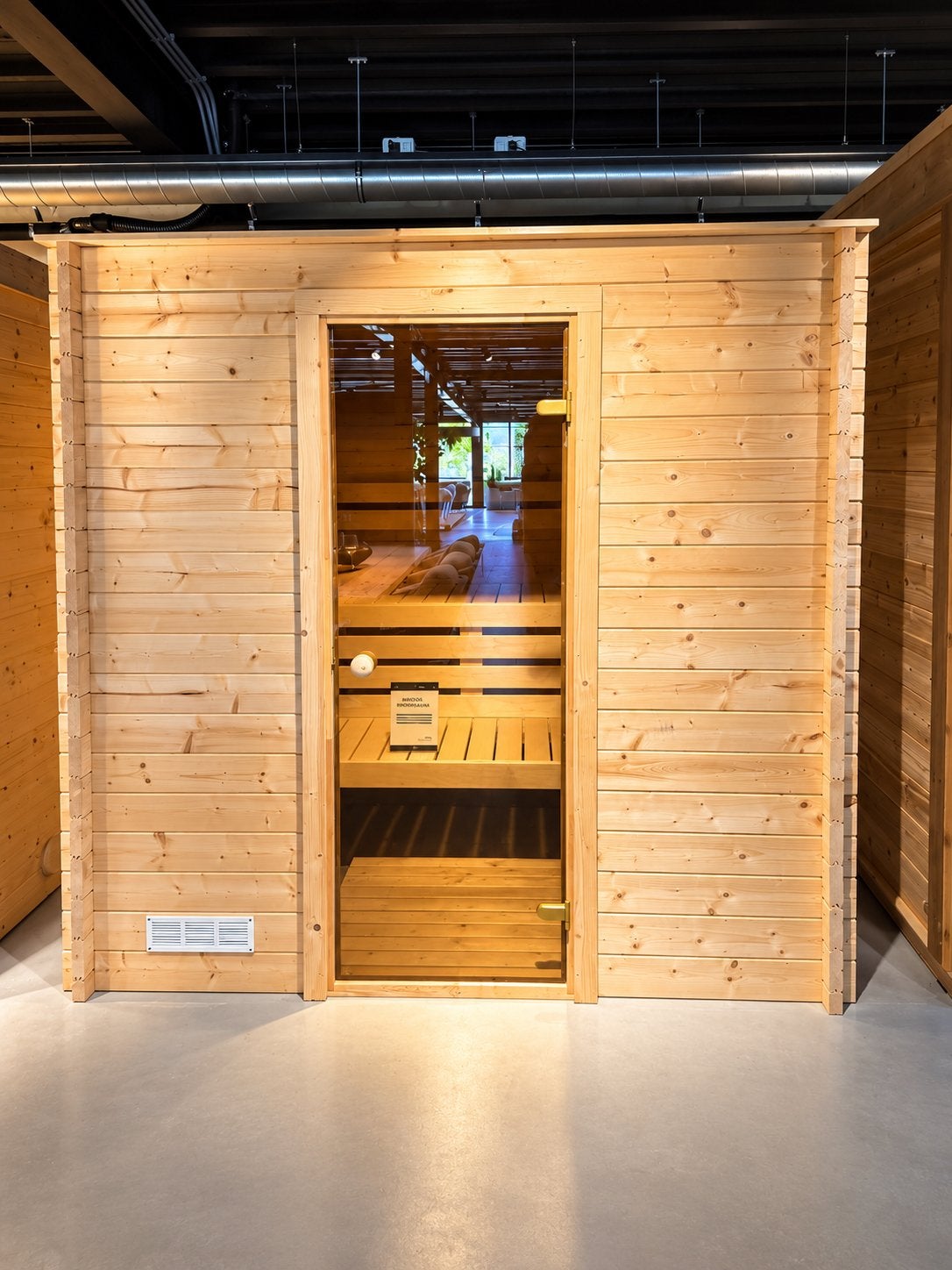 Nieuwe balken sauna, Sport en Fitness, Ophalen, Nieuw, Complete sauna