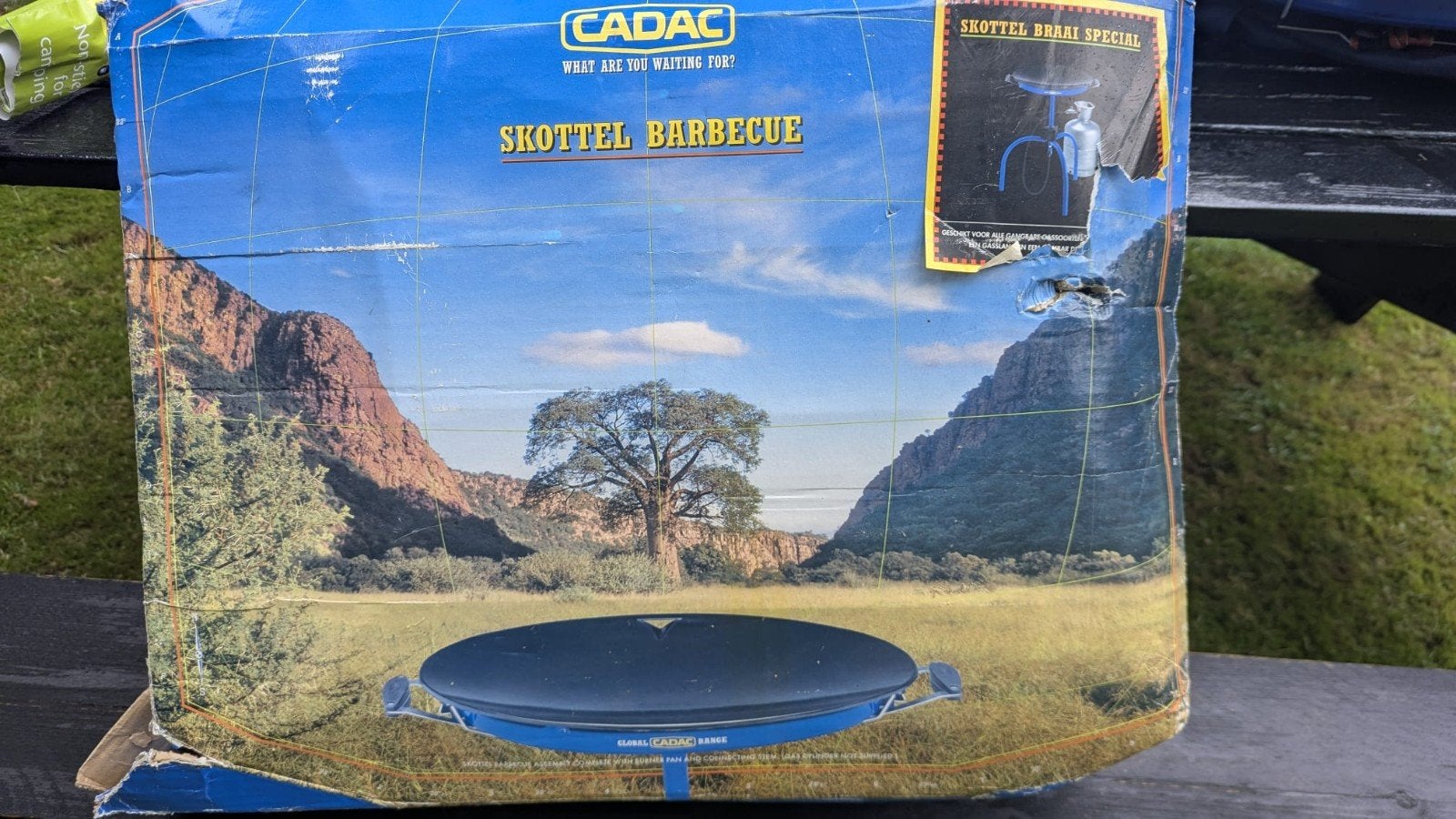 Cadac Skottelbraai BBQ - Compleet en Zo Goed als Nieuw, Ophalen, Gebruikt, Cadac