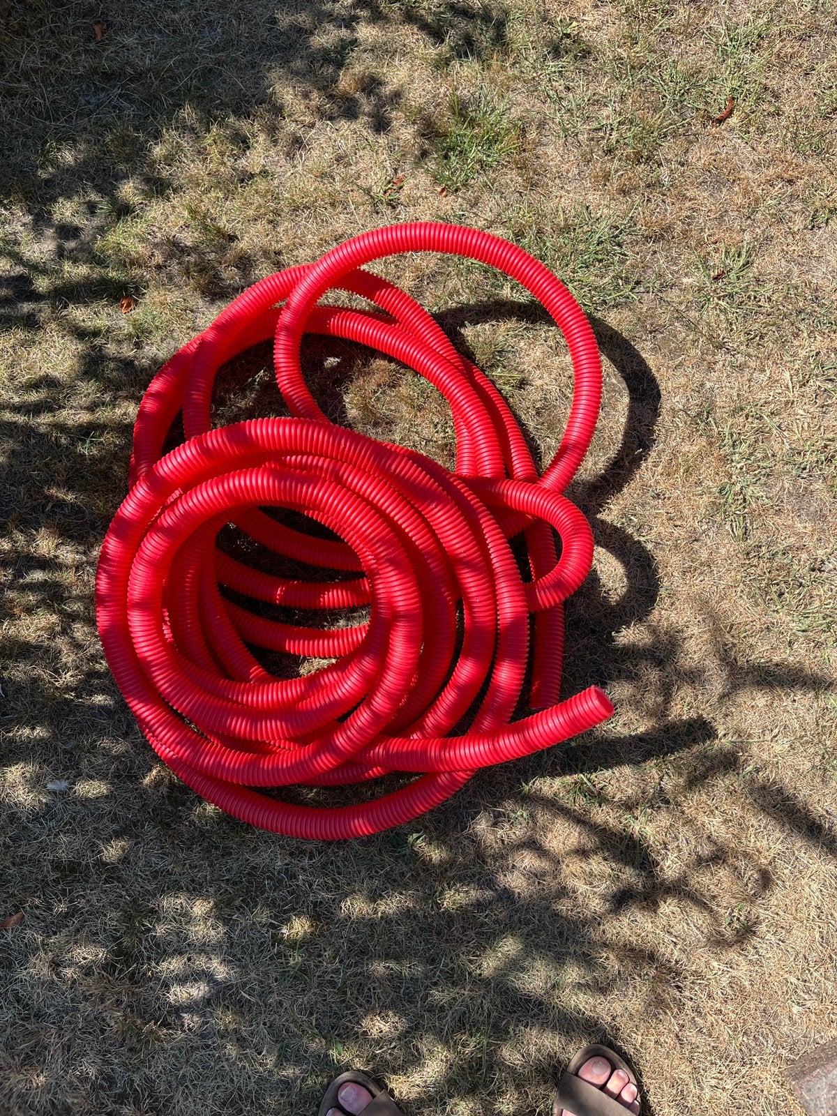 Mantelbuis 40mm +- 18 meter, Ophalen, Zo goed als nieuw, Overige typen