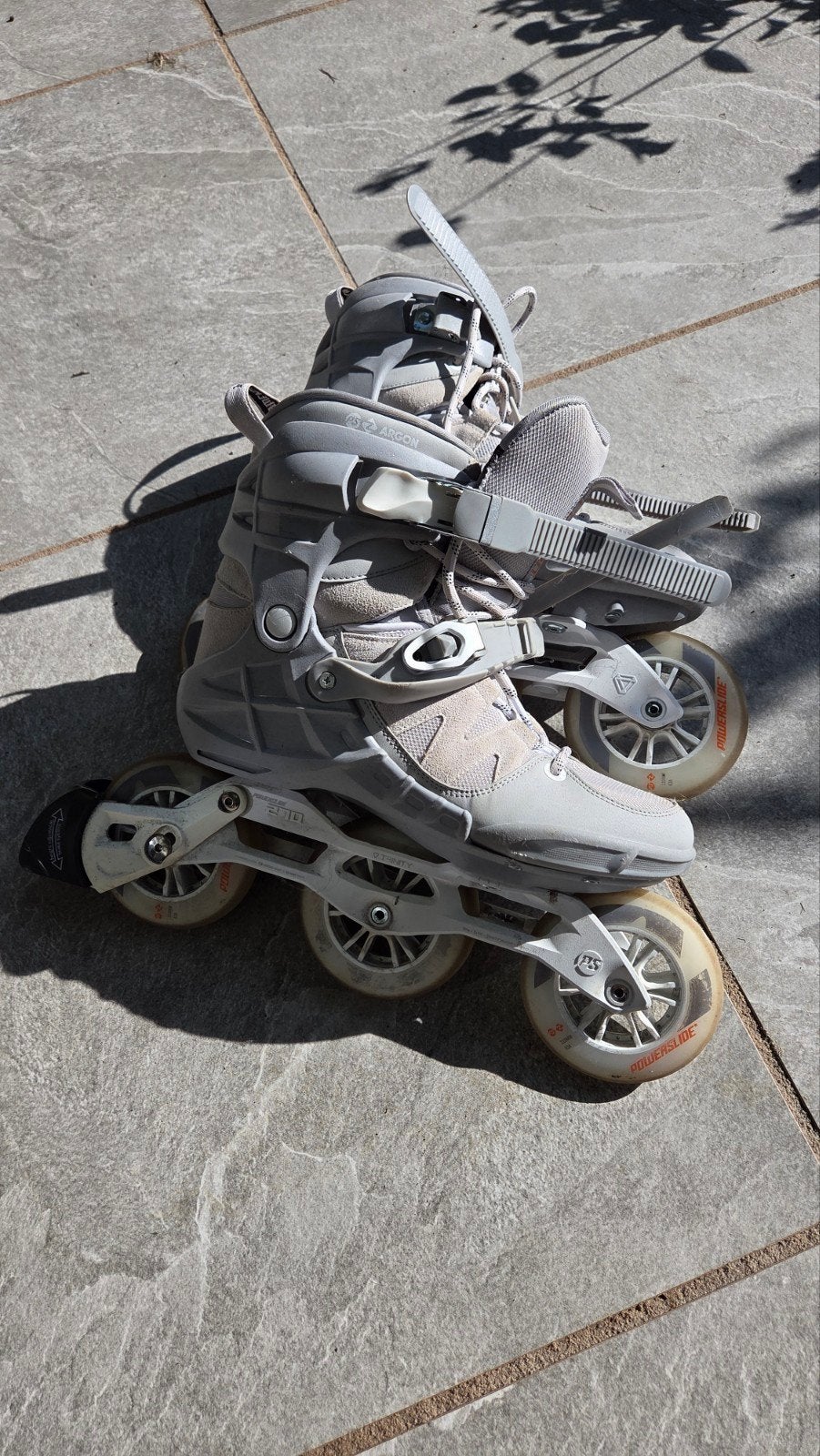 Powerslide Argon Cement 110 skeelers, maat 45, Ophalen, Gebruikt, Powerslide