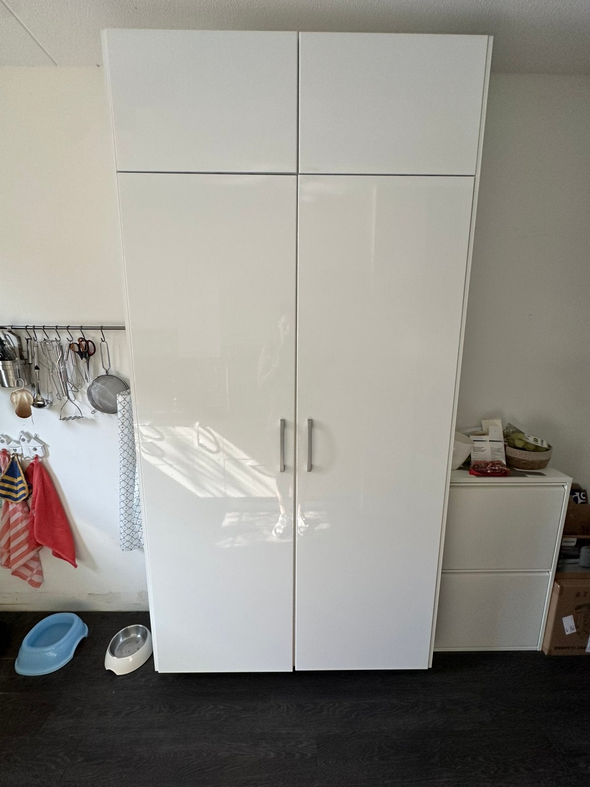Metod keukenkast 40x120x240, Ophalen, 100 tot 150 cm, 200 cm of meer, Wit