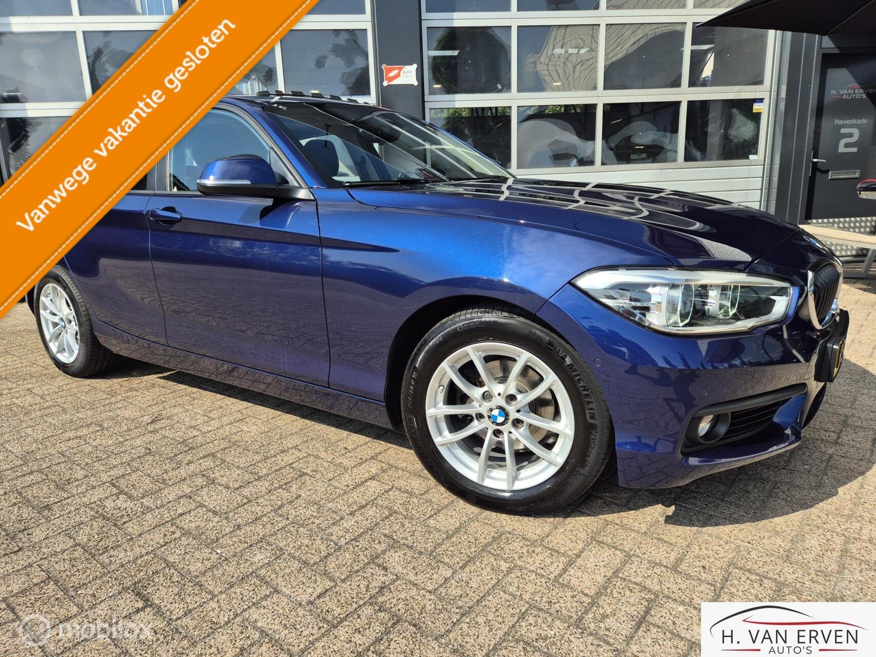 BMW 1-serie 118i Executive DEALERONDERHOUDEN 1E EIGENAAR NAP, Auto's, Blauw, Origineel Nederlands, Bedrijf, 650 kg