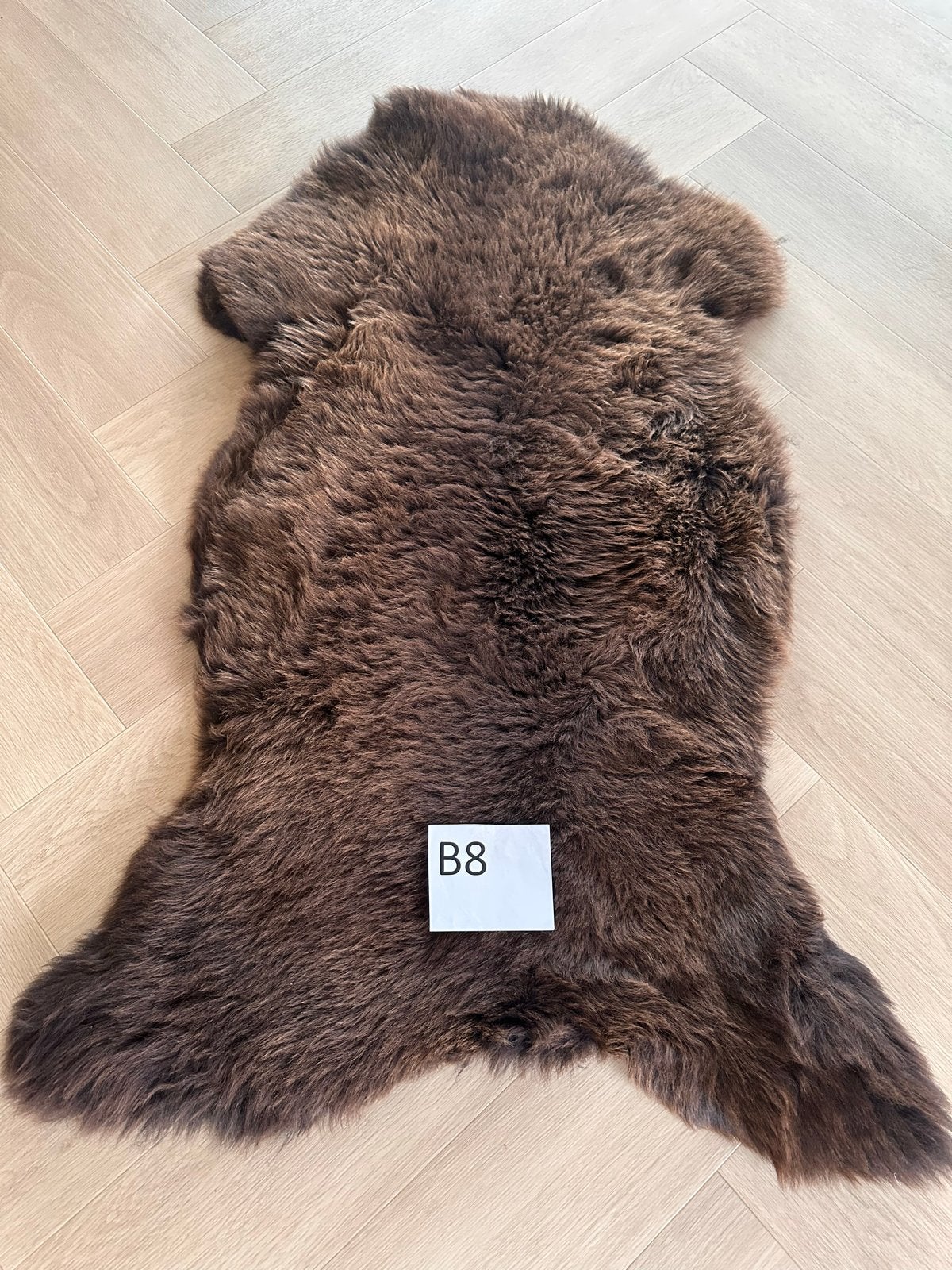 Bruine Luxe Schapenvacht, Huis en Inrichting, Ophalen, 100 tot 150 cm, Bruin, Nieuw