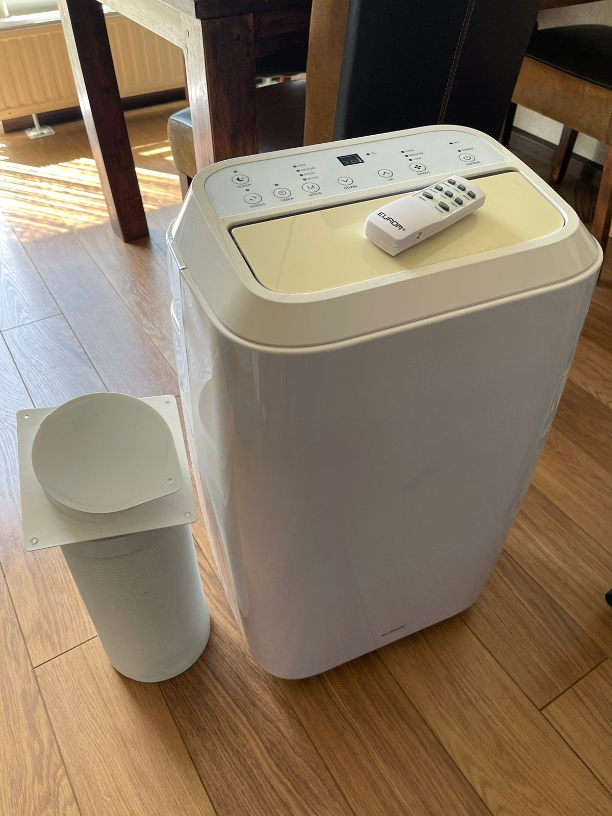 Eurom PAC 12.2 airco - 12000 BTU - 3500W, Ophalen, 3 snelheden of meer, Zo goed als nieuw, Afstandsbediening