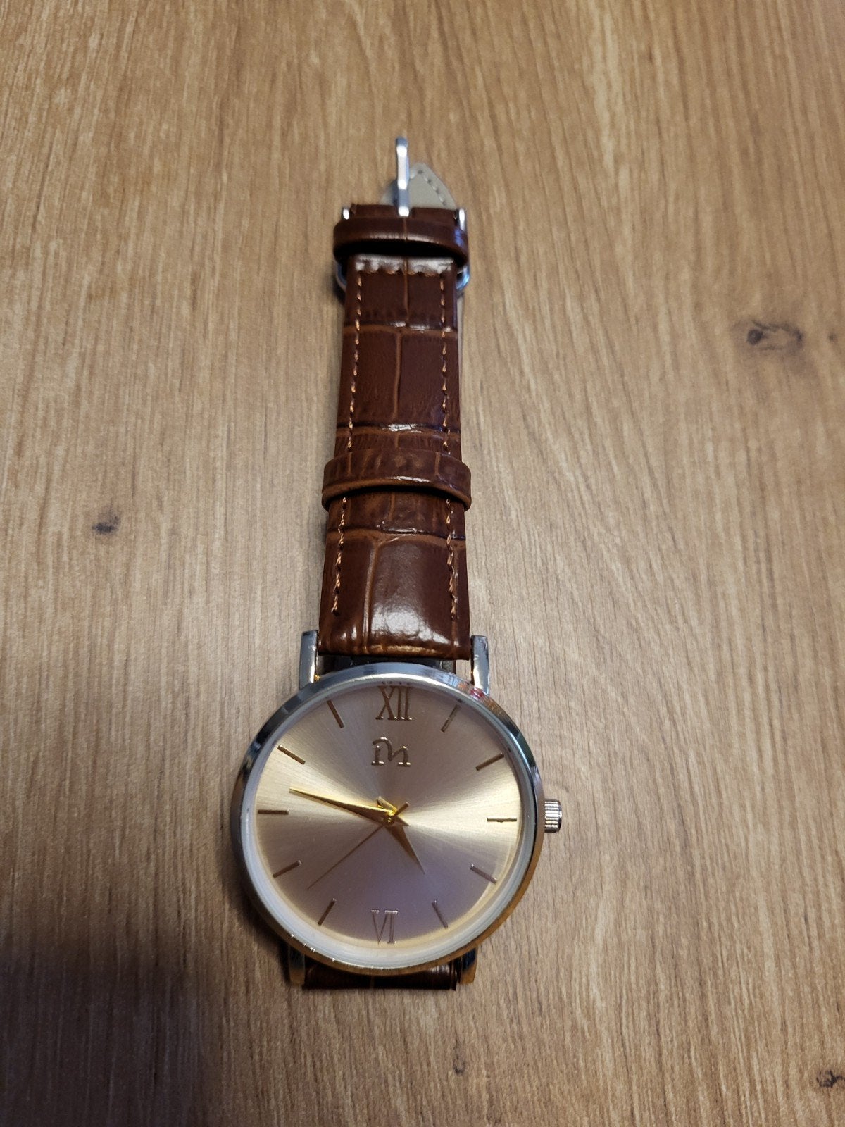 goudkleurig horloge, Ophalen of Verzenden, Nieuw, Overige merken