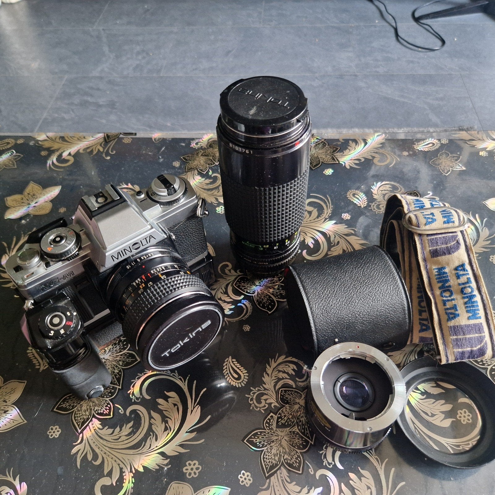 Minolta XG-M super set, Ophalen of Verzenden, Spiegelreflex, Minolta