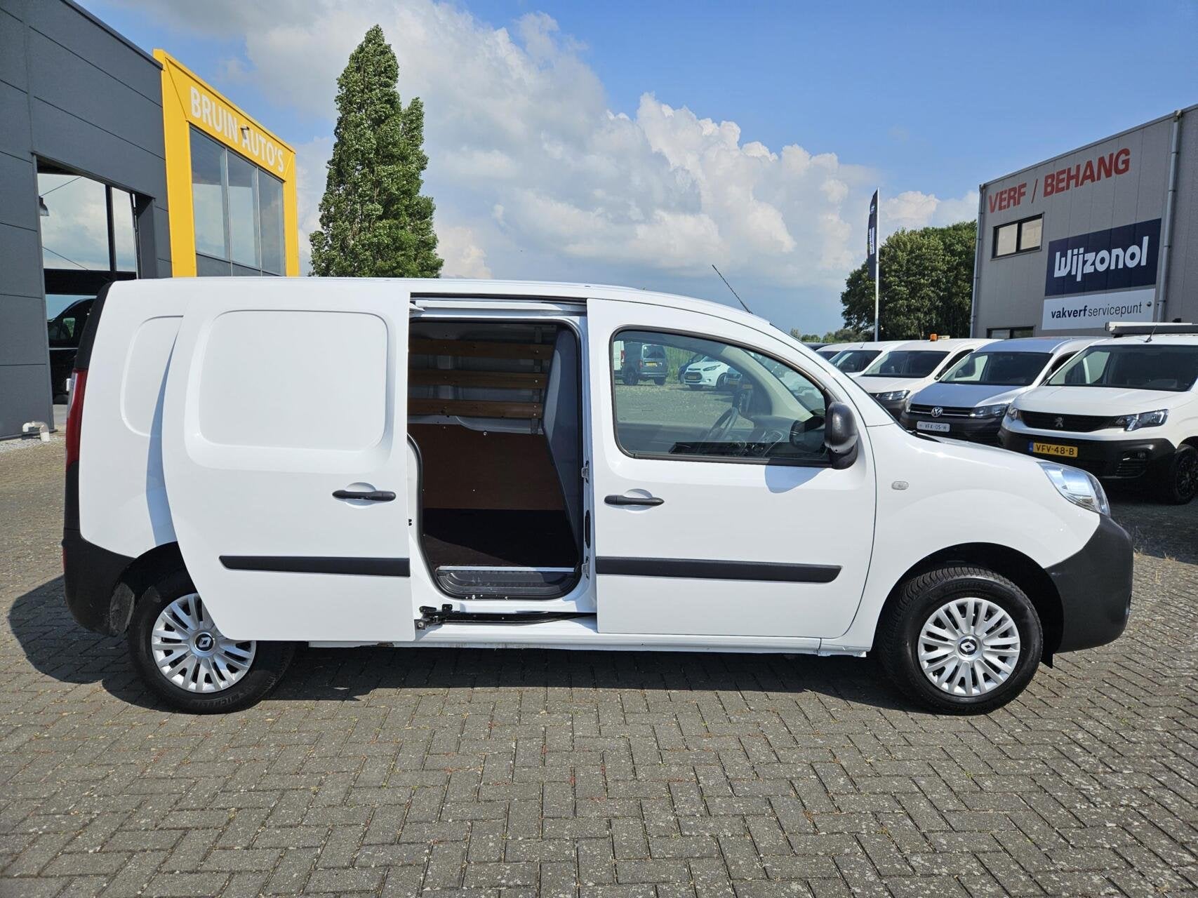 Renault Kangoo 1.5 dCi Maxi Airco Navi 100% onderh Lage km, Auto's, Bestelauto's, Gebruikt, Euro 6, Renault, Navigatiesysteem