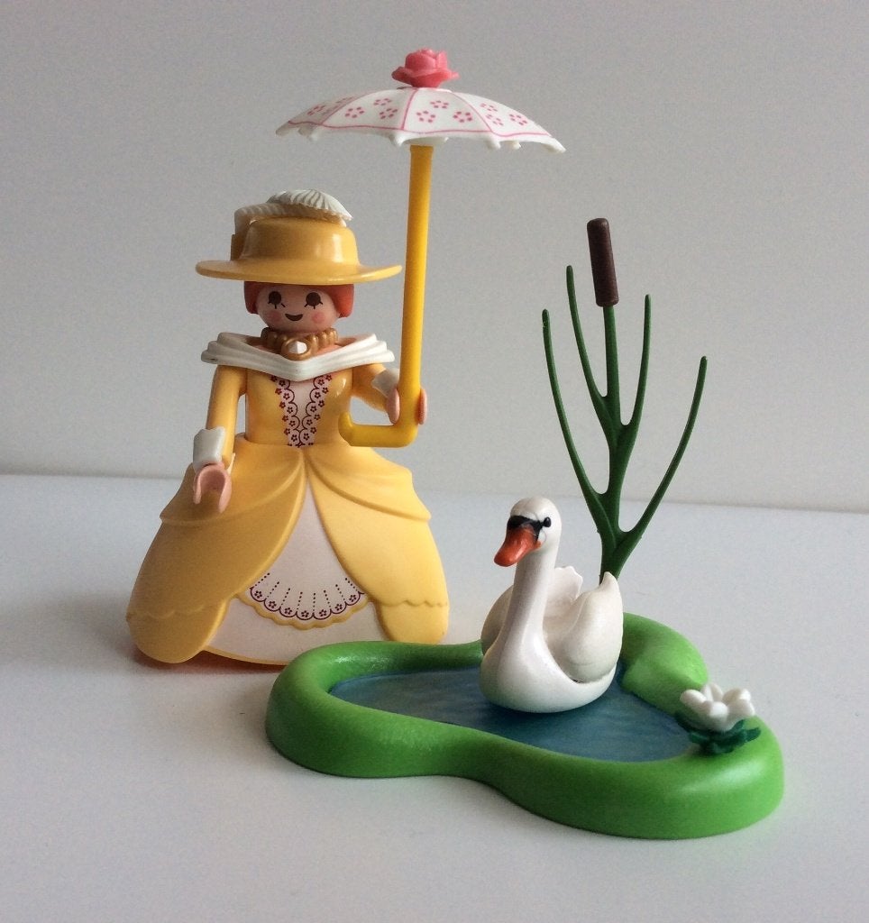 Playmobil 5410 dame bij de vijver met zwaan, Ophalen of Verzenden, Gebruikt, Complete set