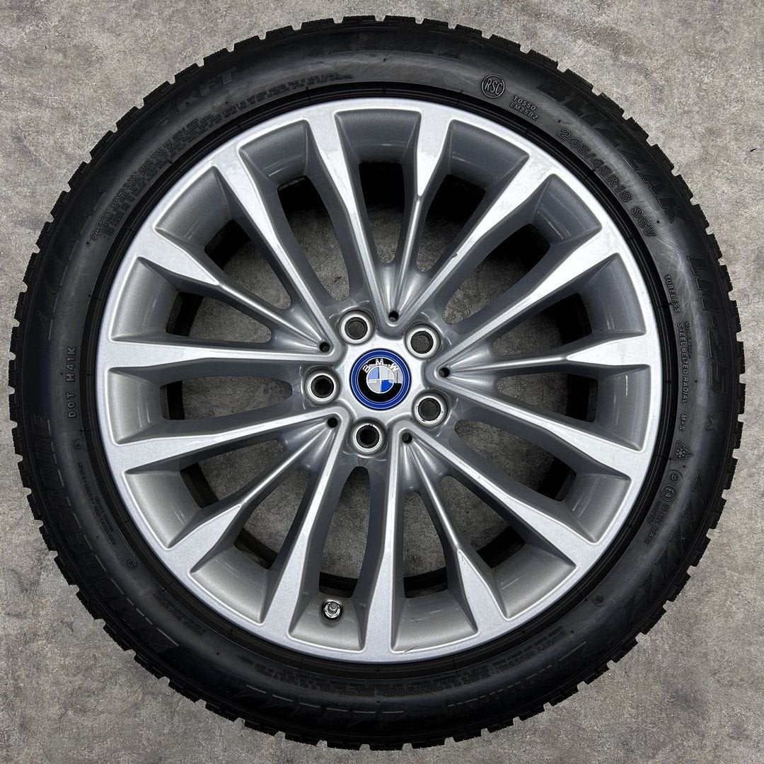 18 inch originele velgen + winterbanden BMW 5 serie 632, 18 inch, -, -, Banden en Velgen