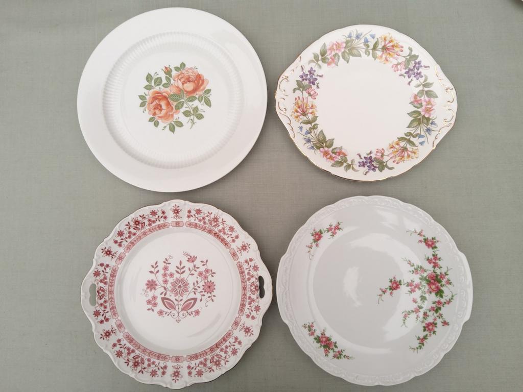 4 x Serveerschaal / Gebakschaal, Ophalen of Verzenden