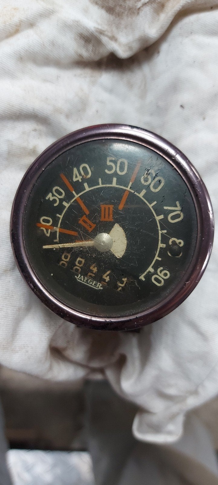 Jaeger kilometerteller voor Citroën 2CV (A type), Auto-onderdelen, Ophalen of Verzenden