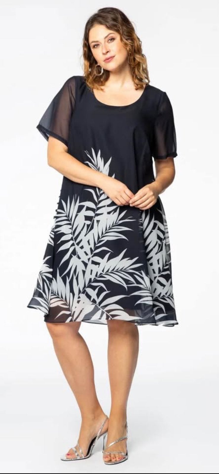NIEUW Yoek jurk 54/56, Kleding | Dames, Verzenden, Nieuw, Zwart, Jurk