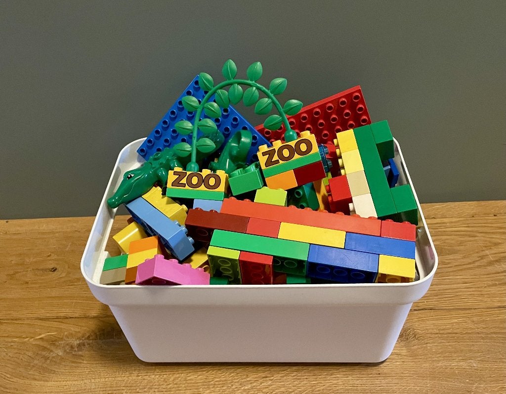 Grote bak DUPLO -dierentuin- voor maar €30!, Ophalen of Verzenden, Zo goed als nieuw, Duplo