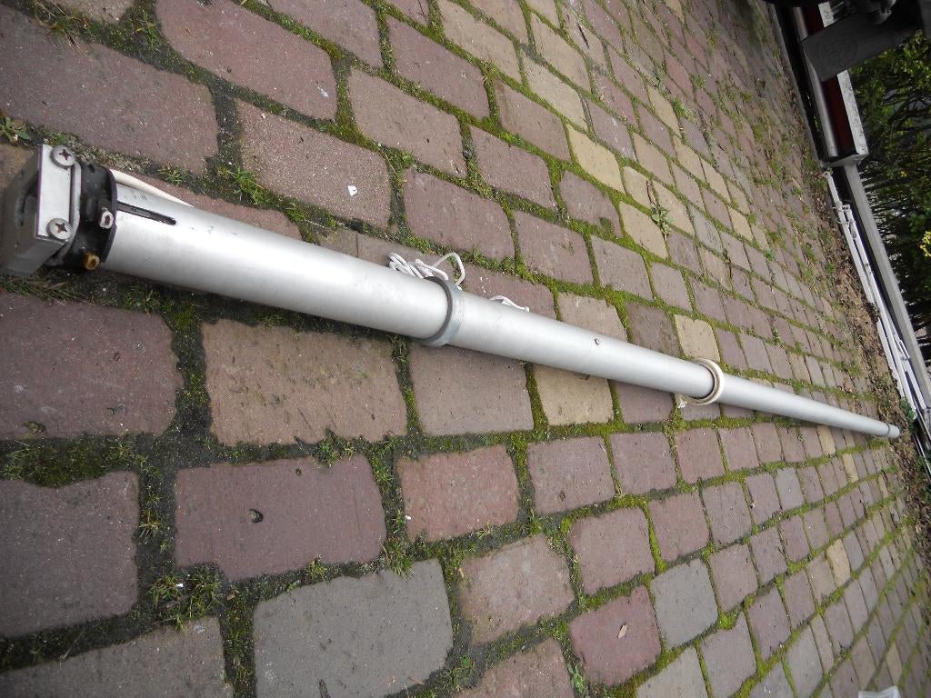 50 mm buis om markies elektrisch te maken, Ophalen