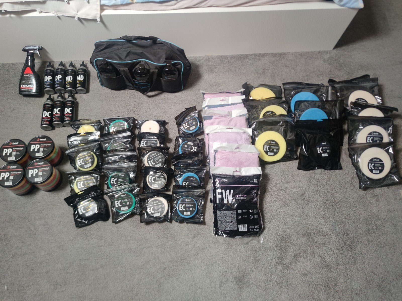 Complete Polijstset: Polijstmachine, Pads en Middelen, Ophalen