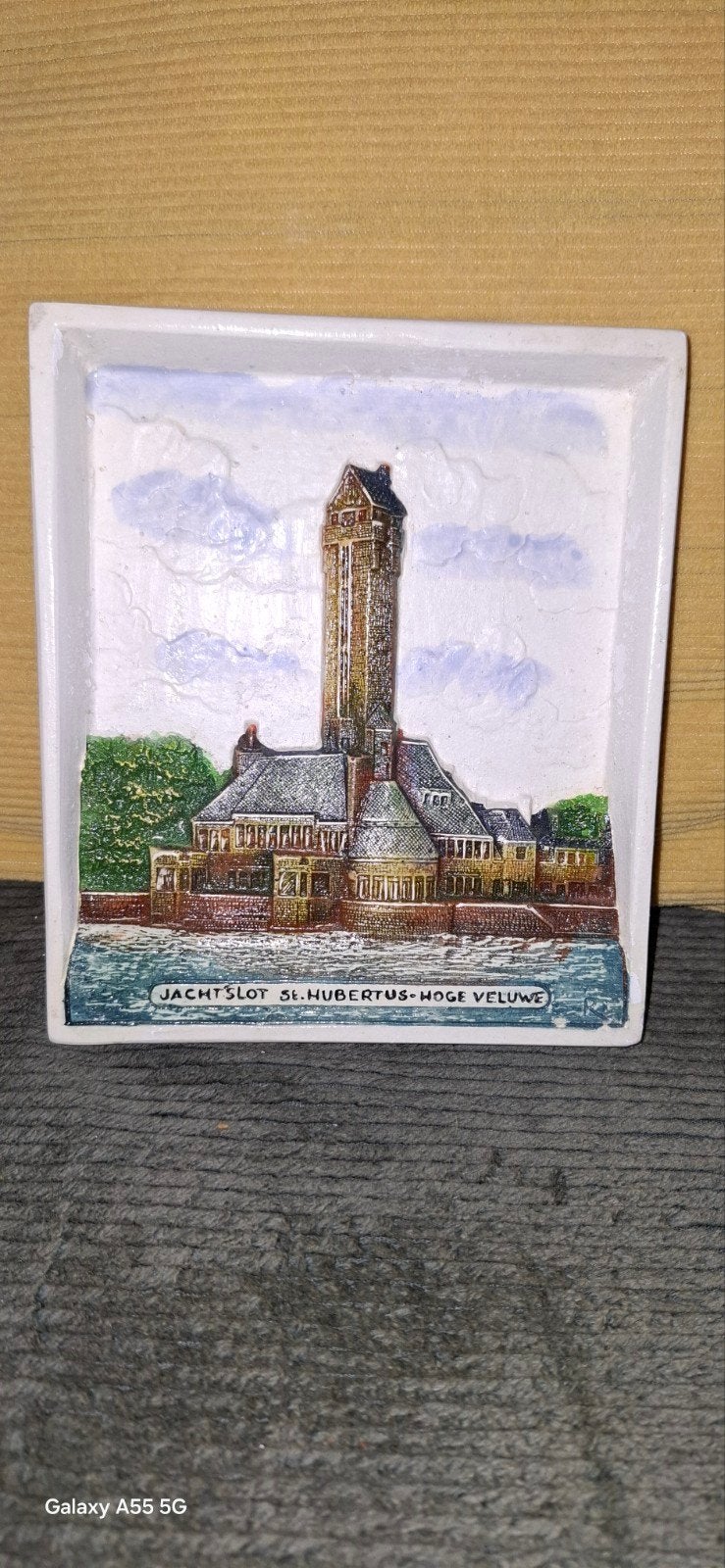 Hobra relief tegel verschillende plaatsen, Antiek en Kunst, Ophalen of Verzenden