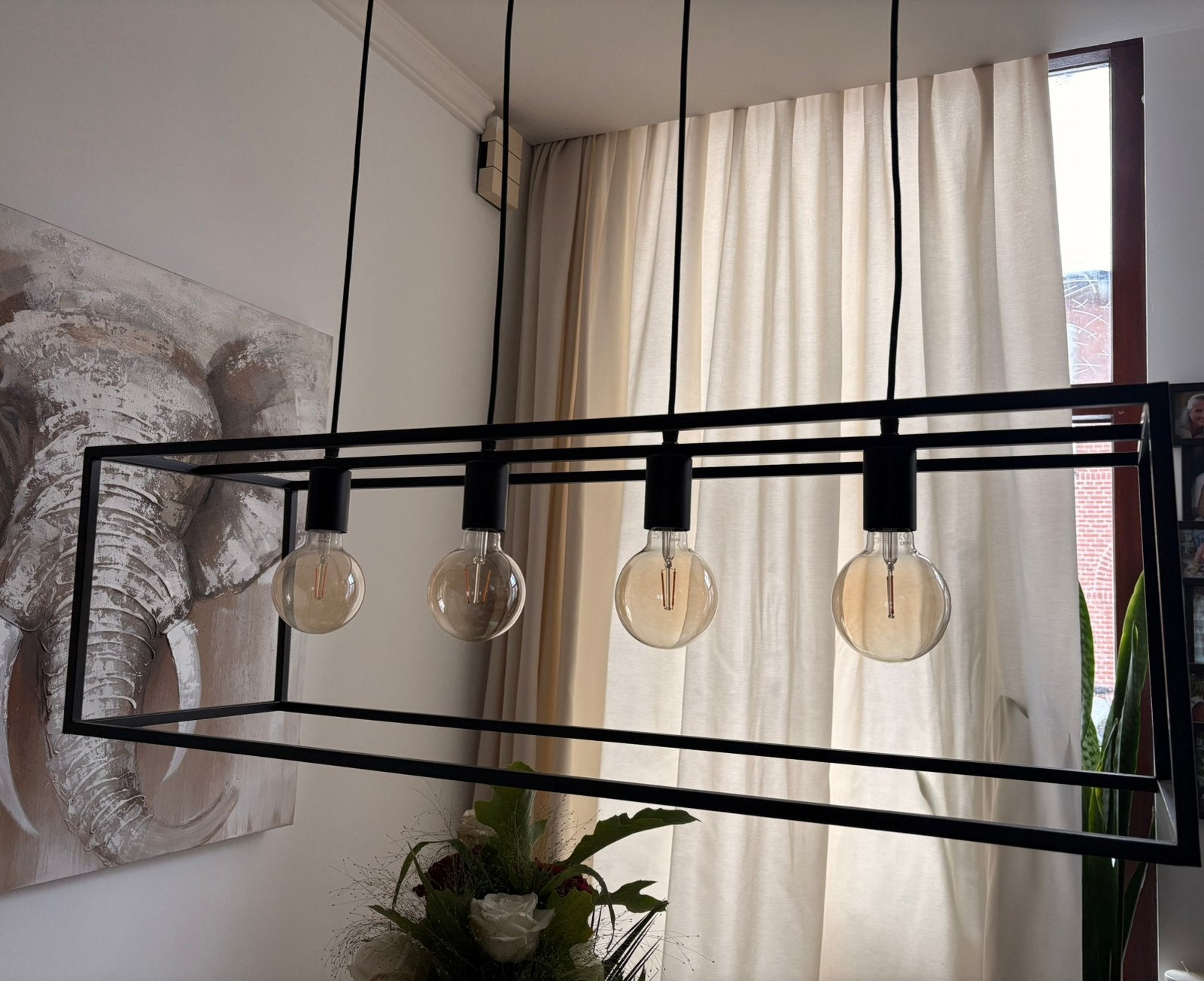 Hanglamp eet tafel, Ophalen, Zo goed als nieuw