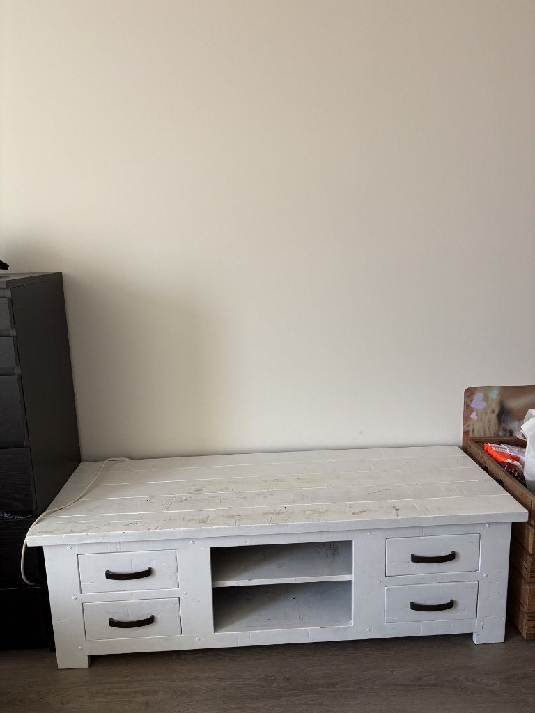 T.V. kast, Ophalen, Gebruikt, 50 tot 75 cm, 100 tot 150 cm