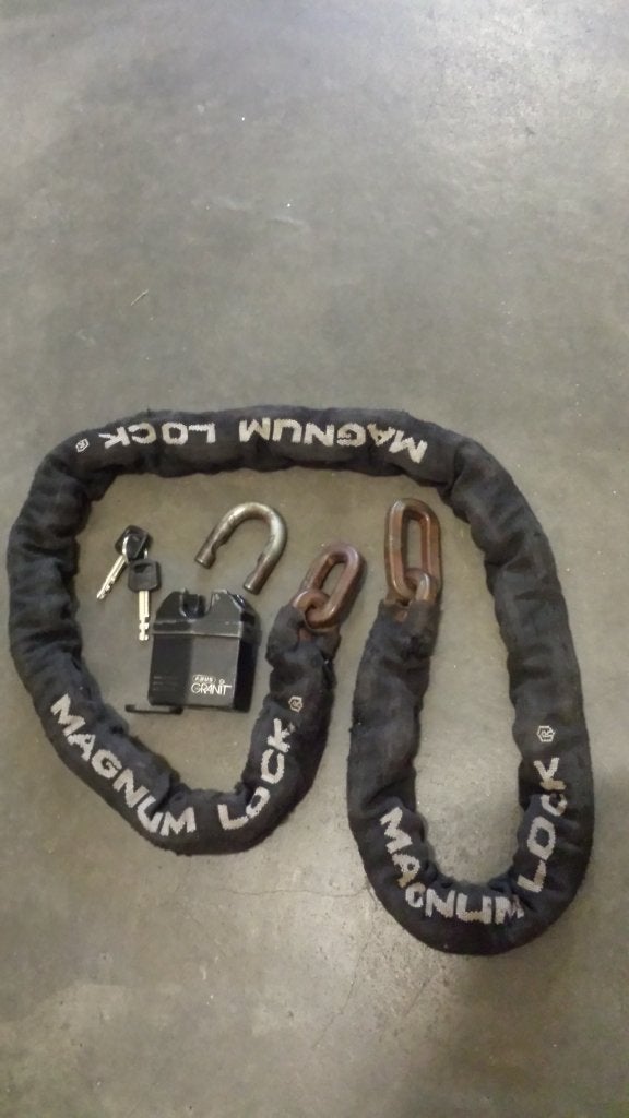 slot ketting anti diefstal super strong safe bike lock abus, Ophalen, Gebruikt, Kinderfiets, Overige typen
