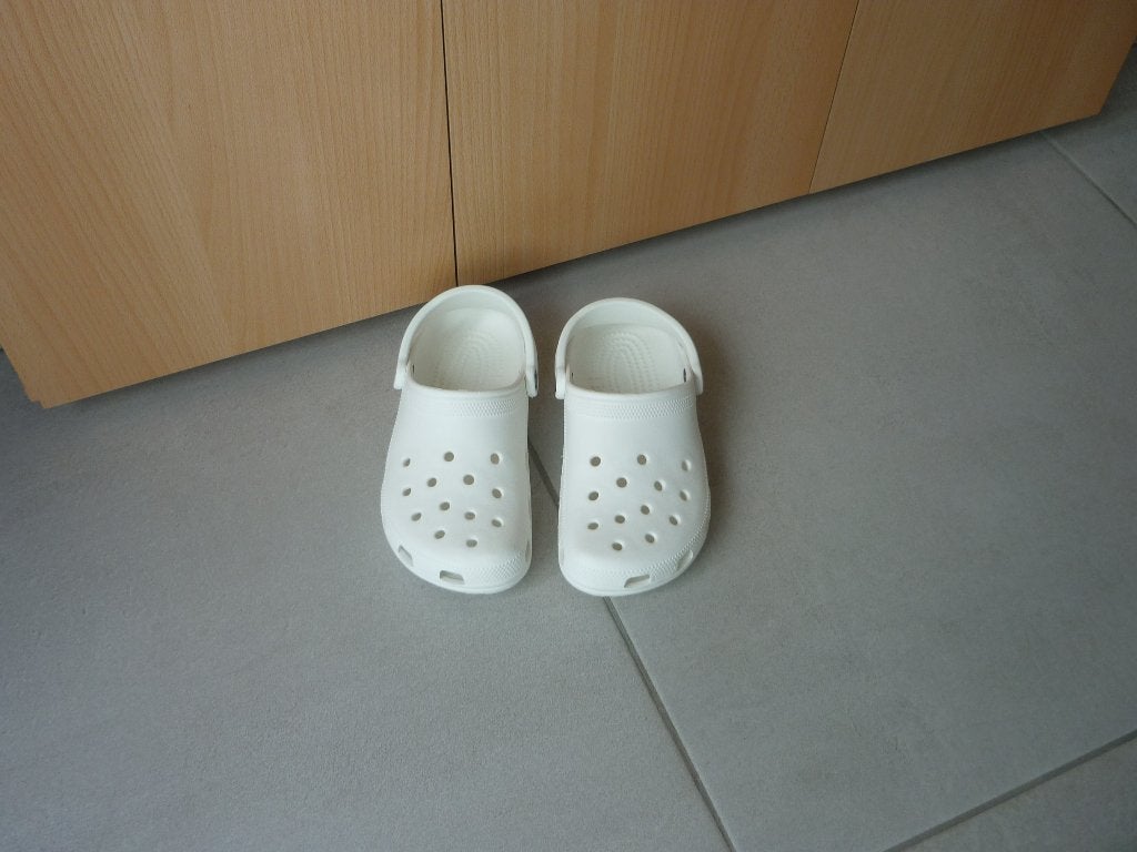 Witte Crocs klompen clogs schoenen instappers Mt 36-37, Ophalen of Verzenden, Nieuw, Wit, Instappers