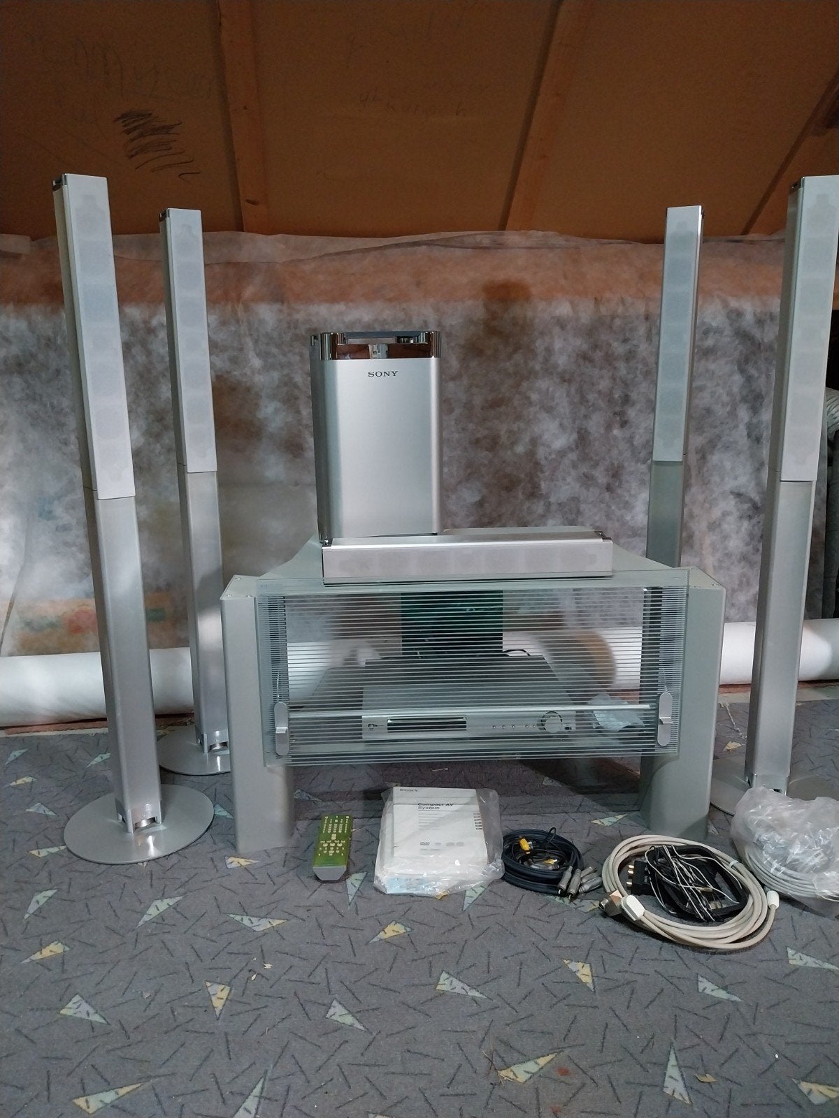 Sony surround sound cinema, Ophalen, Zo goed als nieuw, Coaxiale kabel