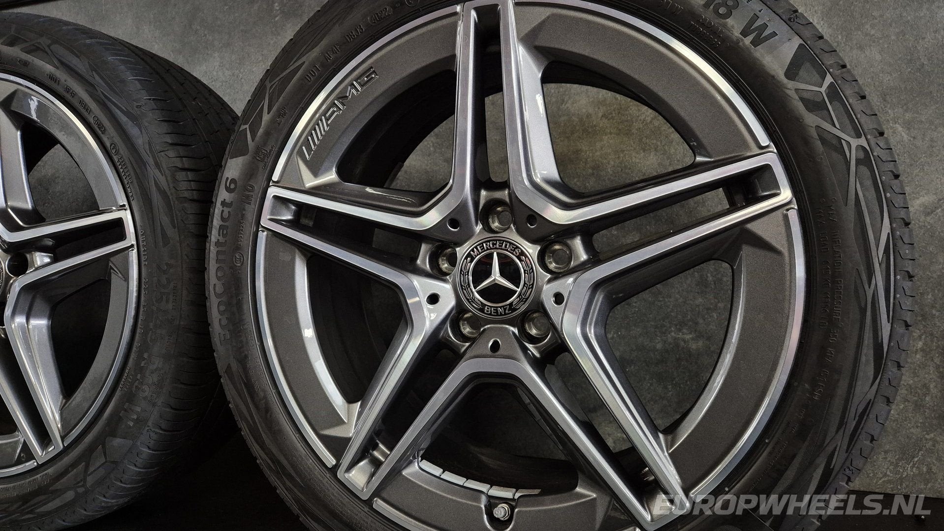 18 inch Mercedes velgen A AMG A B CLA W247 W177 zomerbanden