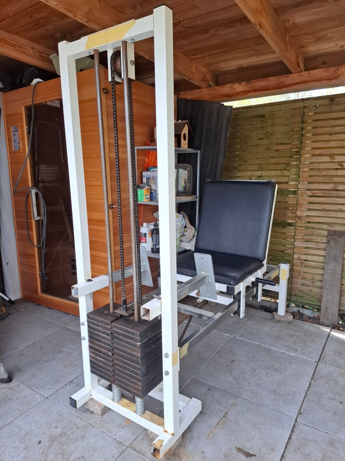 Legpress tot 150 kg fitness, Ophalen of Verzenden, Gebruikt, Krachtstation