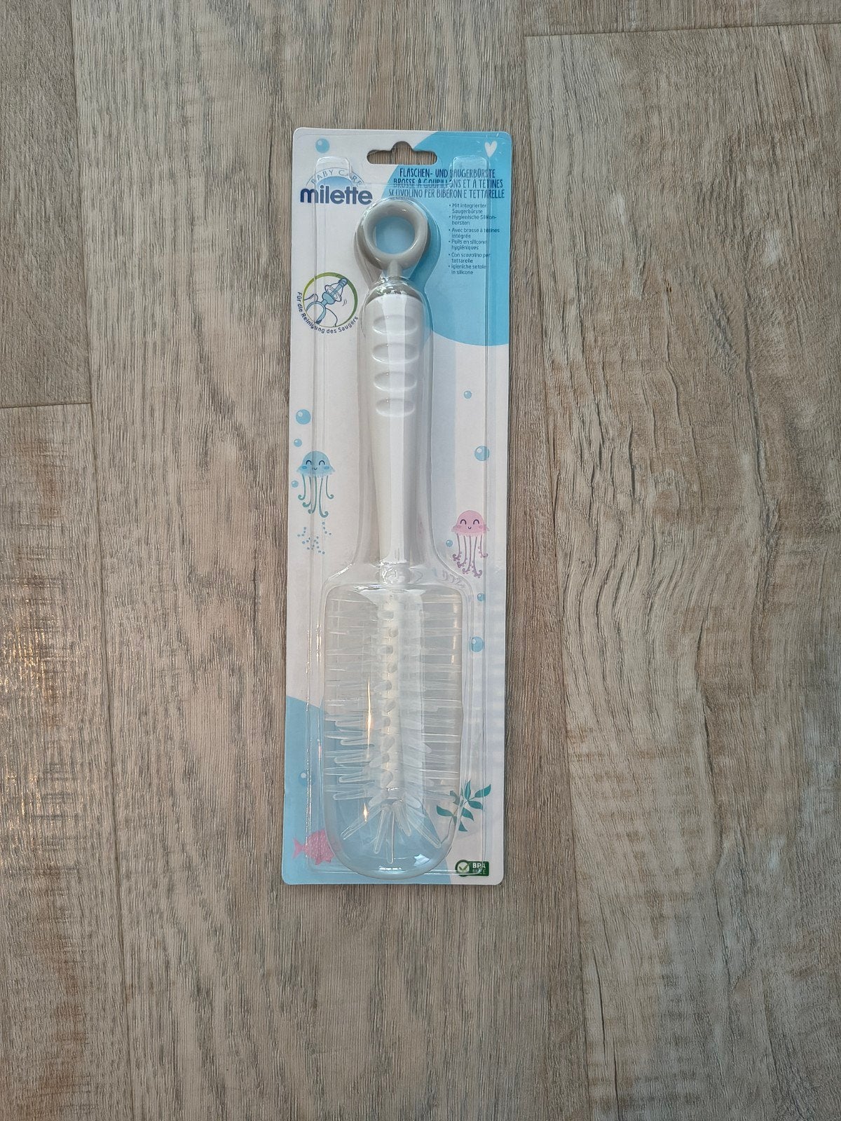 Milette Baby Care flessen- en speenborstel, Ophalen of Verzenden