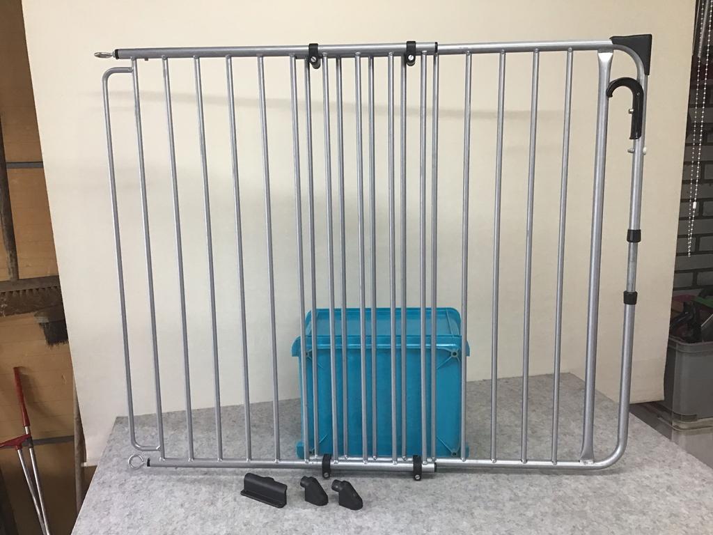 Metalen  veiligheidshekje  SAFETY  DOOR A3  Deurhekje, Kinderen en Baby's, Traphekjes, Ophalen, Zo goed als nieuw, Metaal of IJzer