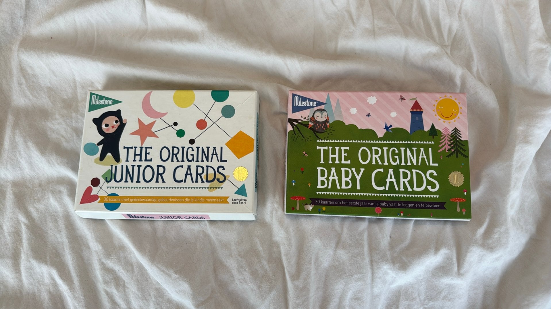 Milestone Baby Cards - Leg de eerste momenten vast, Ophalen of Verzenden, Gebruikt