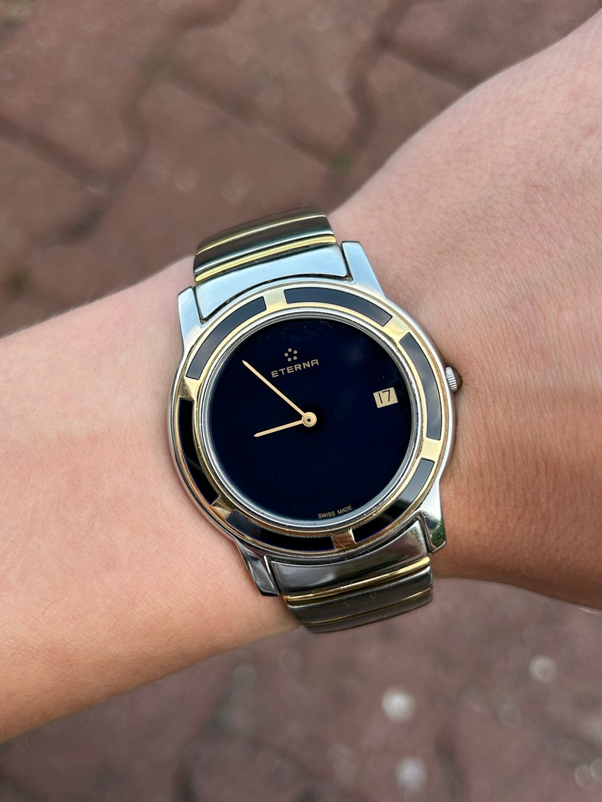 Eterna Galaxis 2000s ref. 3106.41 - Perfecte staat, full set, Overige merken, Staal, Staal, Polshorloge