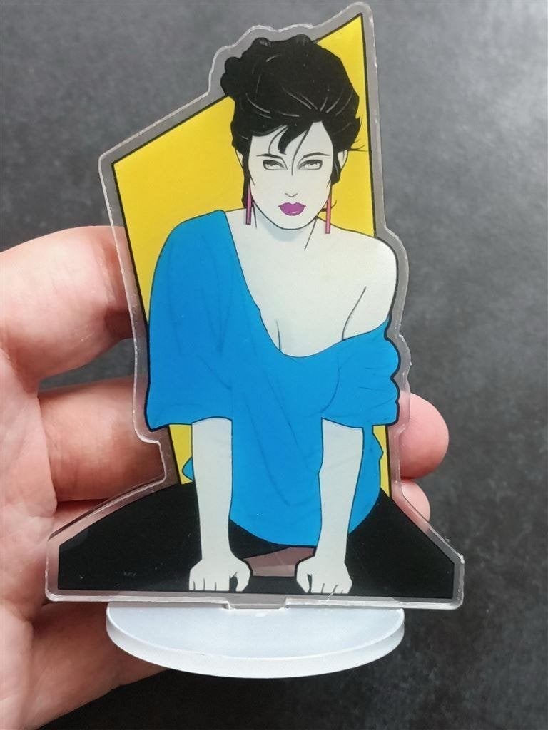 PATRICK NAGEL 80s POP ART Acrylic Display, Verzenden, Overige typen