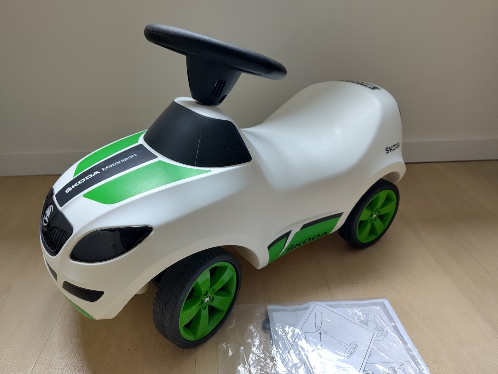 Skoda loopauto, Ophalen, Zo goed als nieuw