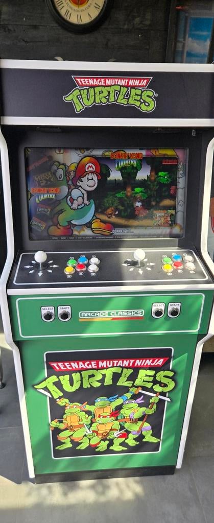 Arcadekast Teenage Mutant Ninja Turtles - Retro Gaming, Verzamelen, Automaten | Overige, Ophalen, Zo goed als nieuw