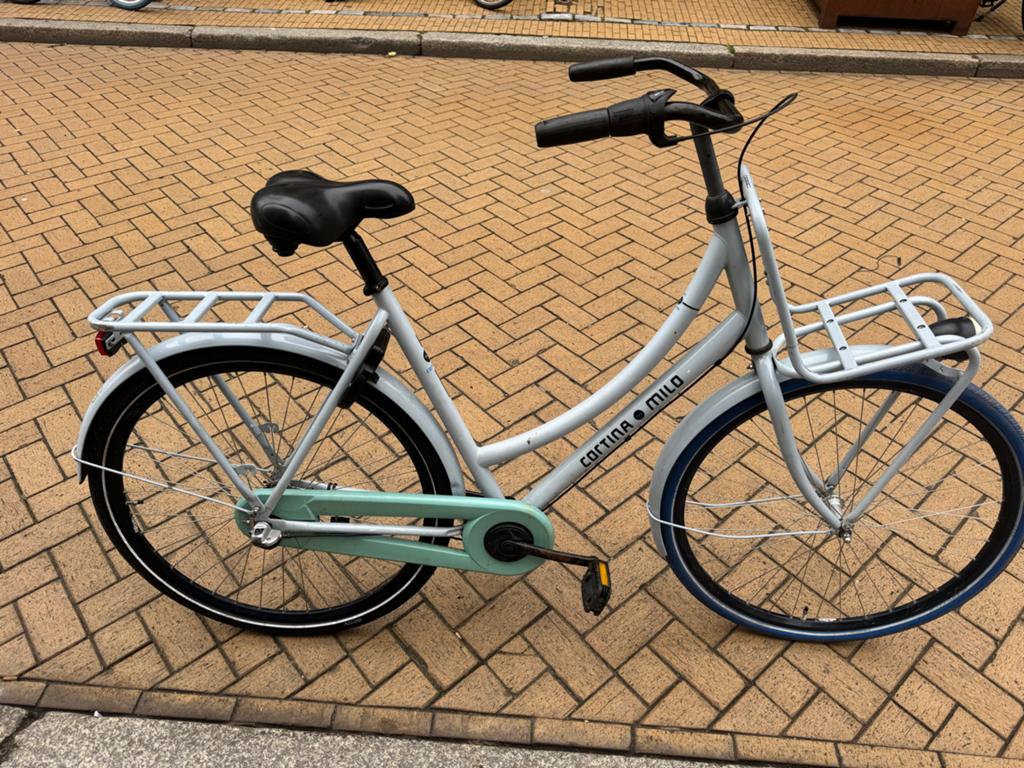 Transport Cortina Milo Damesfiets met versnellingen., Overige merken, Terugtraprem, Budgetbikes, Ophalen of Verzenden
