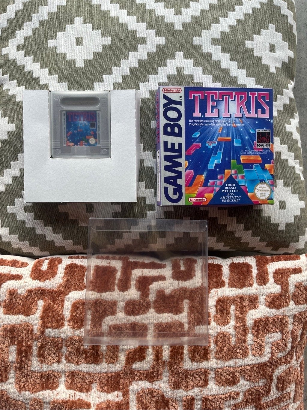 Tetris Game Boy met reprodoosje, Puzzel en Educatief, 1 speler, Ophalen of Verzenden, Zo goed als nieuw