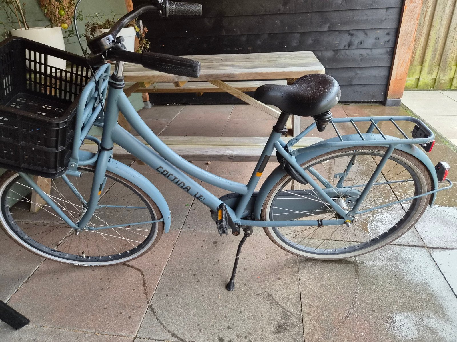 Cortina meisjesfiets U4, Terugtraprem, Gebruikt, Cortina U4 transportfiets, Versnellingen