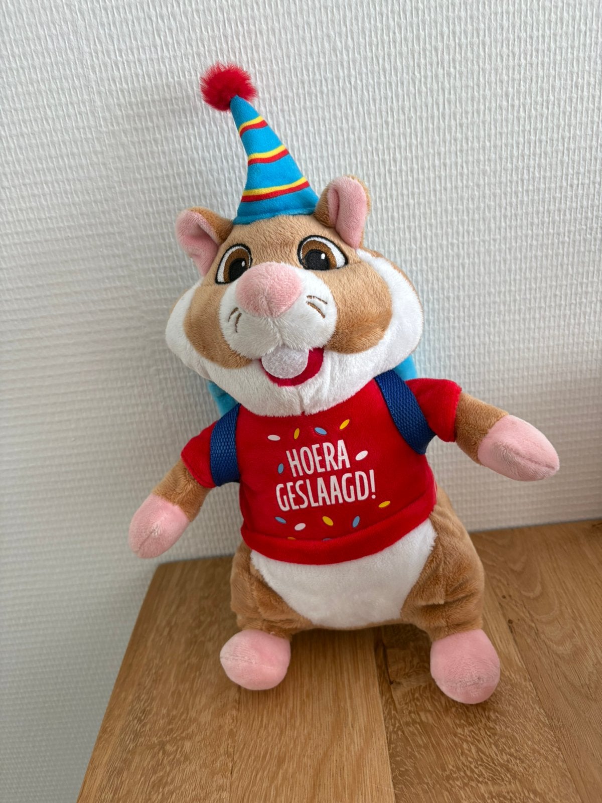 Hamster geslaagd knuffel, Ophalen of Verzenden, Zo goed als nieuw
