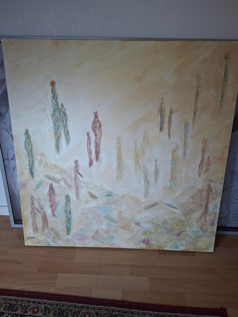 Schilderij "Poortwachters 5" - Uniek kunstwerk, Ophalen of Verzenden
