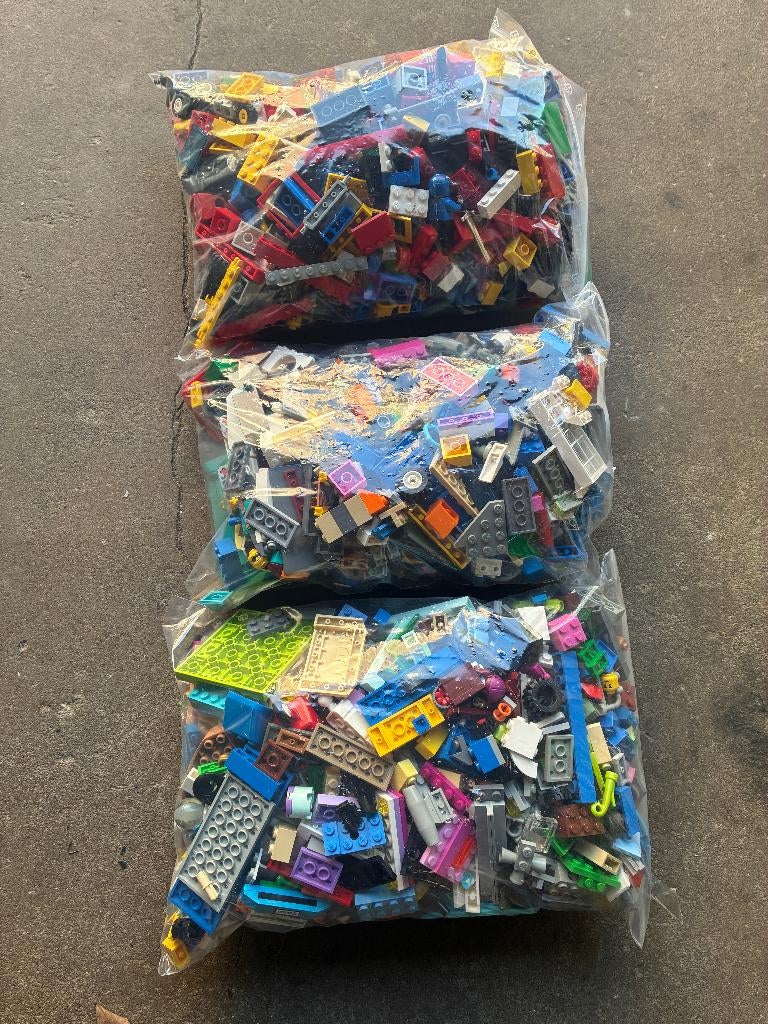 Drie flinke zakken Lego ; keurige staat, Ophalen of Verzenden, Zo goed als nieuw