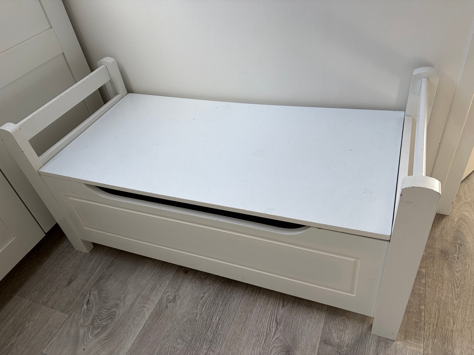 Bankje met opbergruimte - ideaal voor speelgoed/verkleedkist, Ophalen, Gebruikt, Overige typen