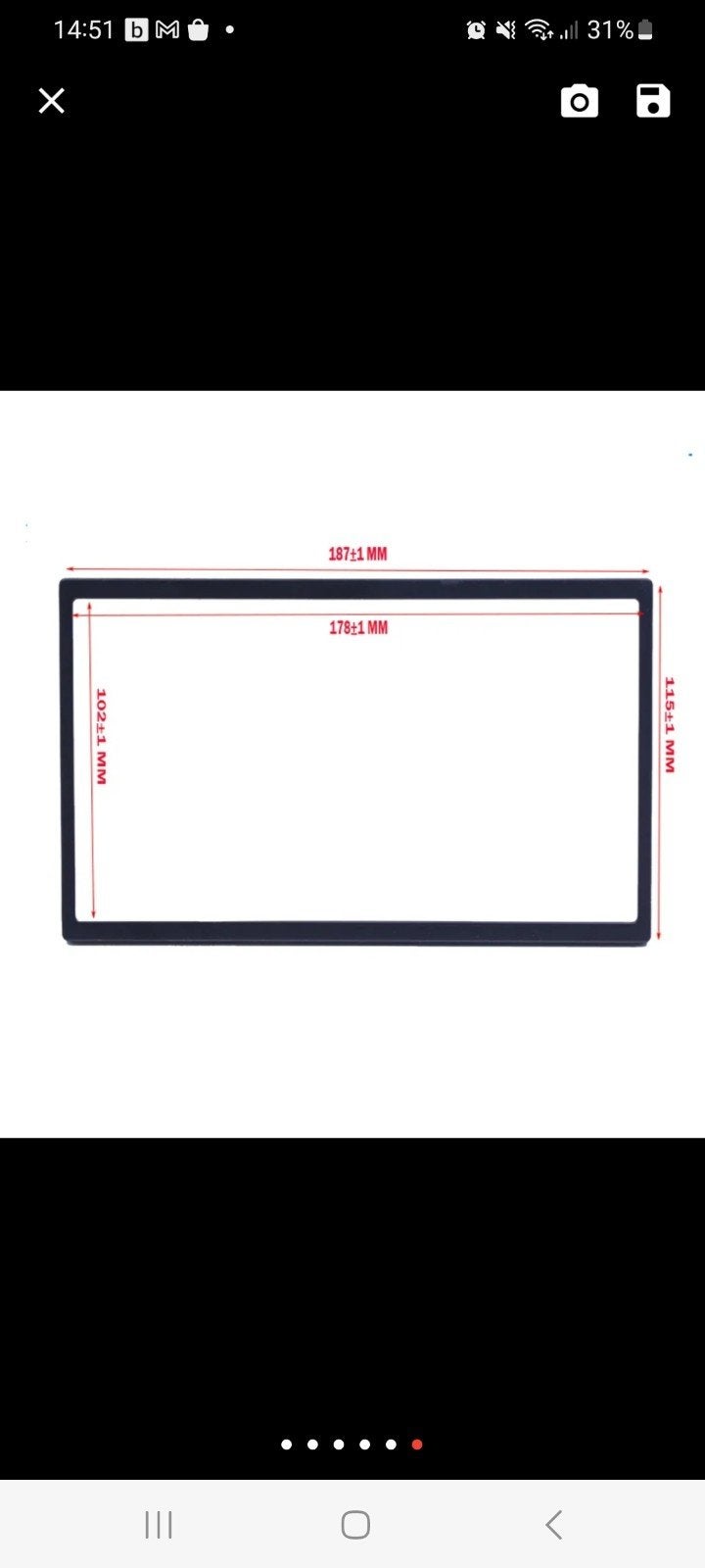 Universele 2 Din Radio Frame 178x102mm, Ophalen of Verzenden, Nieuw, Universele onderdelen