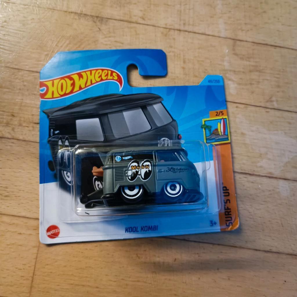 hot wheels VW Bus KOOL KOMBI MOON EYES grijs, Ophalen of Verzenden, Nieuw, Auto