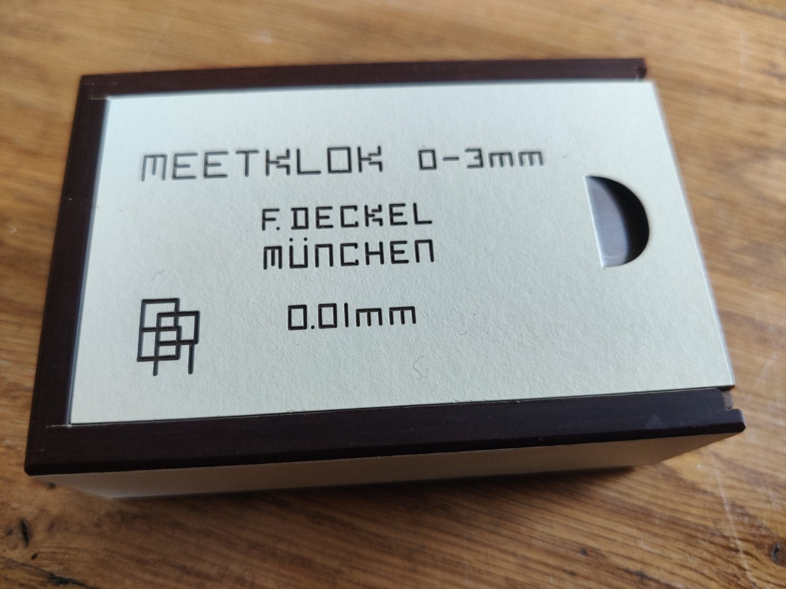 Friedrich Deckel meetklok 0-3 mm in aparte doos, Ophalen of Verzenden, Nieuw